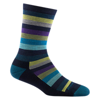 Darn Tough 1644 Mystic Stripe Crew Lightweight with Cushion - Women's